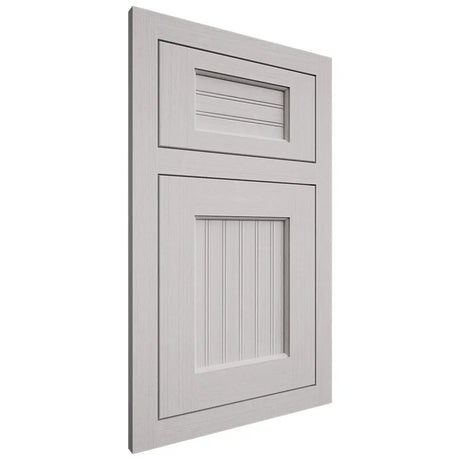 Shiloh Cabinetry Flush Inset Beaded Century White Oak Quarter Sawn Cotton Door