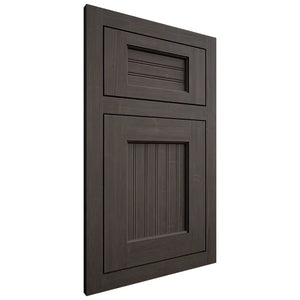 Shiloh Cabinetry Flush Inset Beaded Century White Oak Quarter Sawn Creekside Door