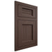 Shiloh Cabinetry Flush Inset Beaded Century White Oak Quarter Sawn Dusk Door