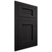 Shiloh Cabinetry Flush Inset Beaded Century White Oak Quarter Sawn Espresso Door