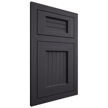 Shiloh Cabinetry Flush Inset Beaded Century White Oak Quarter Sawn Harbor Door