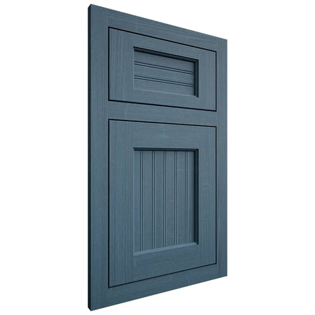 Shiloh Cabinetry Flush Inset Beaded Century White Oak Quarter Sawn Hudson Door