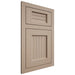 Shiloh Cabinetry Flush Inset Beaded Century White Oak Quarter Sawn Straw Door