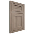 Shiloh Cabinetry Flush Inset Beaded Century White Oak Rift Cut Almond Door