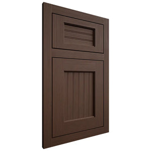 Shiloh Cabinetry Flush Inset Beaded Century White Oak Rift Cut Braun Door