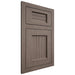 Shiloh Cabinetry Flush Inset Beaded Century White Oak Rift Cut Clay Door