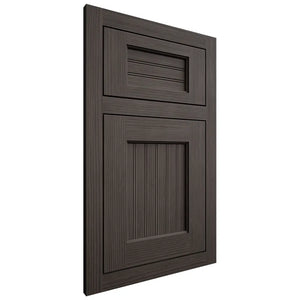 Shiloh Cabinetry Flush Inset Beaded Century White Oak Rift Cut Creekside Door