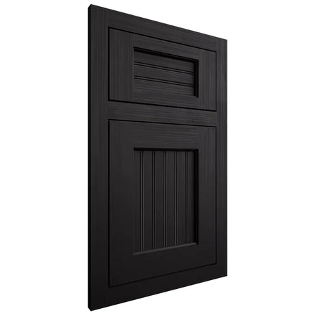 Shiloh Cabinetry Flush Inset Beaded Century White Oak Rift Cut Espresso Door