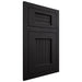 Shiloh Cabinetry Flush Inset Beaded Century White Oak Rift Cut Espresso Door