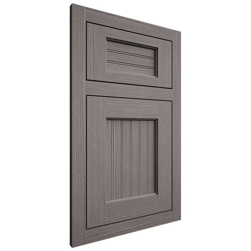 Shiloh Cabinetry Flush Inset Beaded Century White Oak Rift Cut Flagstone Door