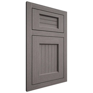Shiloh Cabinetry Flush Inset Beaded Century White Oak Rift Cut Flagstone Door
