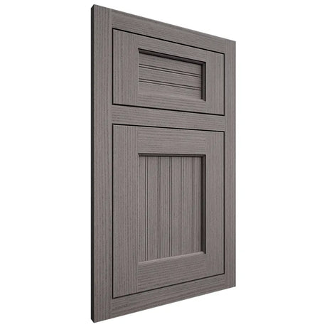 Shiloh Cabinetry Flush Inset Beaded Century White Oak Rift Cut Flagstone Door