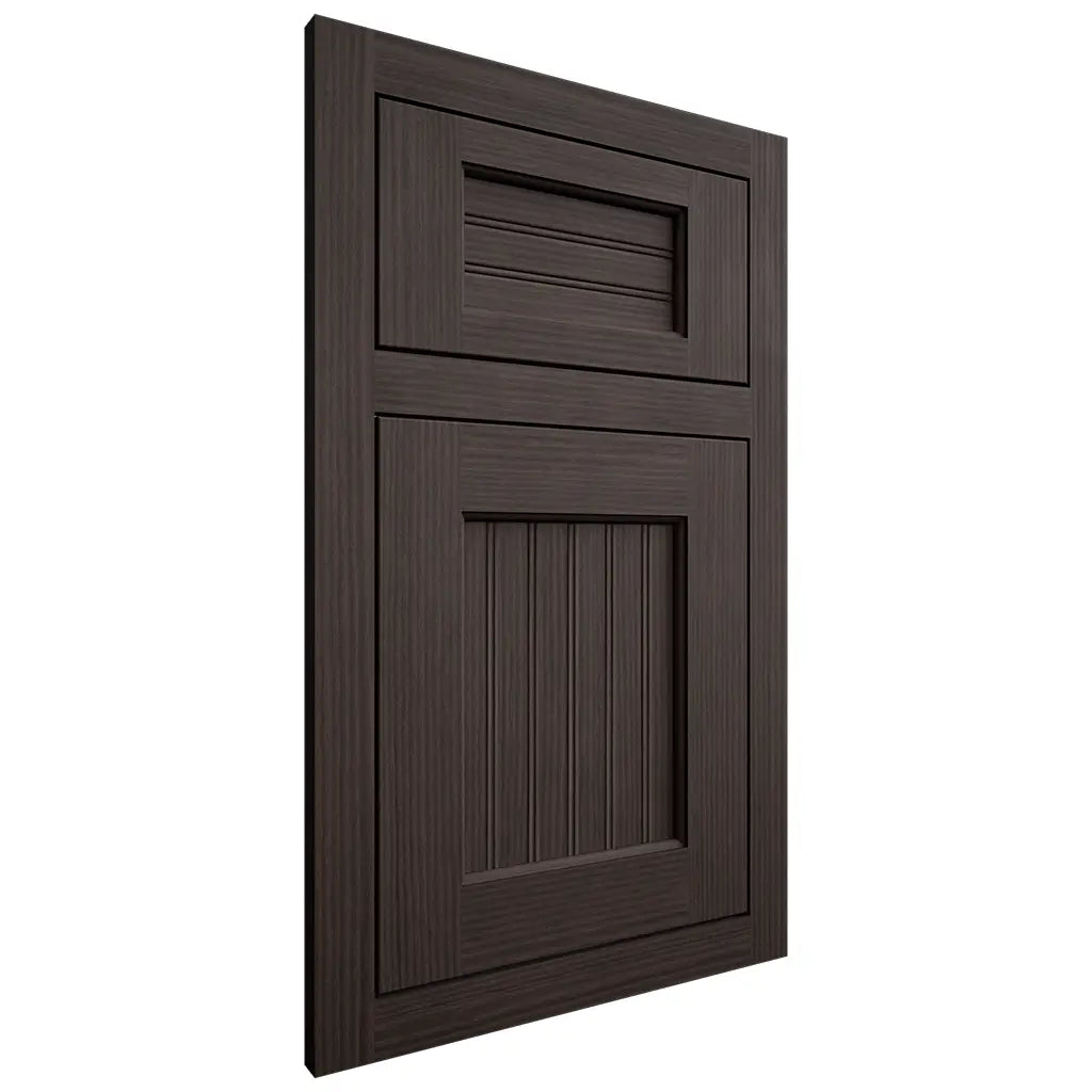 Shiloh Cabinetry Flush Inset Beaded Century White Oak Rift Cut Morel Door