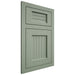 Shiloh Cabinetry Flush Inset Beaded Century White Oak Rift Cut Moss Door