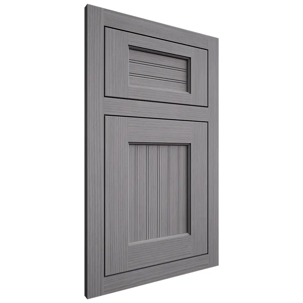 Shiloh Cabinetry Flush Inset Beaded Century White Oak Rift Cut Sterling Door