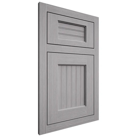 Shiloh Cabinetry Flush Inset Beaded Century White Oak Rift Cut Stratus Door