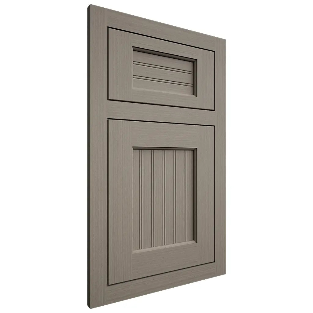 Shiloh Cabinetry Flush Inset Beaded Century White Oak Rift Cut Thyme Door