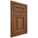 Shiloh Cabinetry Flush Inset Bradford Hickory Plain Cut Burnt Sugar Door