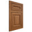 Shiloh Cabinetry Flush Inset Bradford Hickory Plain Cut Chestnut Door