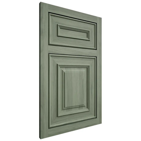 Shiloh Cabinetry Flush Inset Bradford Hickory Plain Cut Moss Door