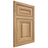 Shiloh Cabinetry Flush Inset Bradford Hickory Plain Cut Natural Door