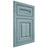 Shiloh Cabinetry Flush Inset Bradford Hickory Plain Cut Sky Door