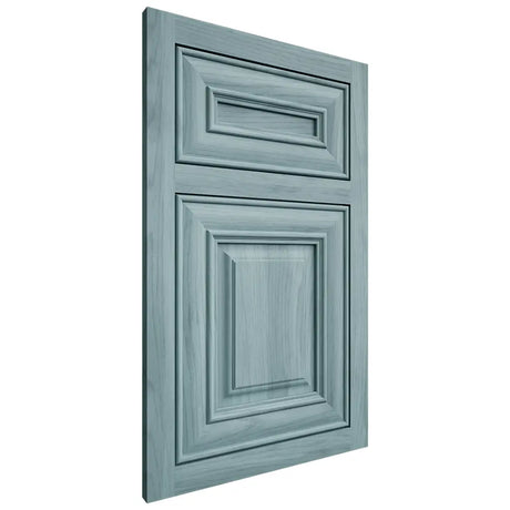 Shiloh Cabinetry Flush Inset Bradford Hickory Plain Cut Sky Door