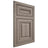 Shiloh Cabinetry Flush Inset Bradford Hickory Plain Cut Sterling Door