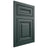 Shiloh Cabinetry Flush Inset Bradford Paintable Billiard Green Door