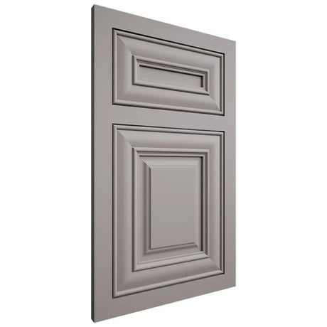 Shiloh Cabinetry Flush Inset Bradford Paintable Dovetail Gray Door