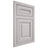 Shiloh Cabinetry Flush Inset Bradford Paintable Light French Gray Door