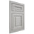 Shiloh Cabinetry Flush Inset Bradford Paintable Unusual Gray Door