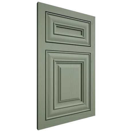 Shiloh Cabinetry Flush Inset Bradford Poplar Plain Cut Moss Door