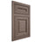 Shiloh Cabinetry Flush Inset Bradford Poplar Plain Cut River Rock Door