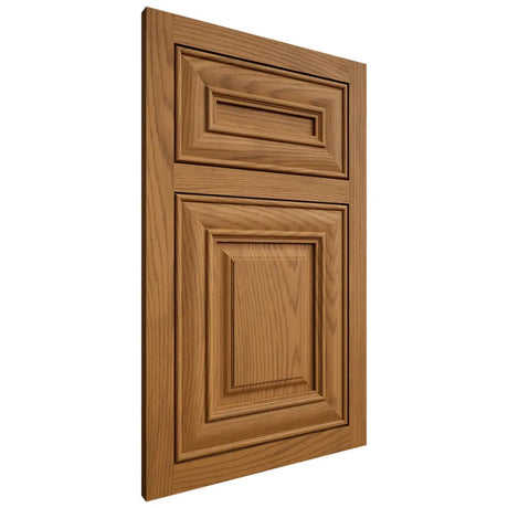 Shiloh Cabinetry Flush Inset Bradford Red Oak Plain Cut Autumn Door