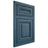 Shiloh Cabinetry Flush Inset Bradford Red Oak Plain Cut Hudson Door