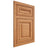 Shiloh Cabinetry Flush Inset Bradford Red Oak Plain Cut Medium Door
