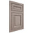 Shiloh Cabinetry Flush Inset Bradford Red Oak Plain Cut Sterling Door