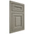 Shiloh Cabinetry Flush Inset Bradford Red Oak Plain Cut Thyme Door