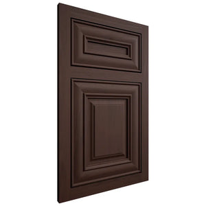 Shiloh Cabinetry Flush Inset Bradford Walnut Plain Cut Bison Door