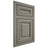 Shiloh Cabinetry Flush Inset Bradford Walnut Plain Cut Thyme Door