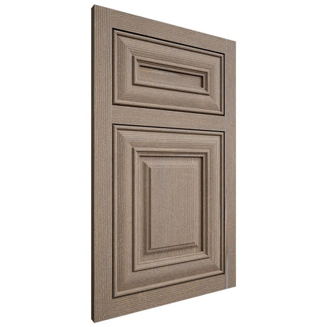 Shiloh Cabinetry Flush Inset Bradford White Oak Quarter Sawn Almond Door