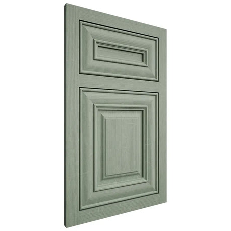 Shiloh Cabinetry Flush Inset Bradford White Oak Quarter Sawn Moss Door
