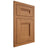Shiloh Cabinetry Flush Inset Bristol Alder Plain Cut Caramel Door