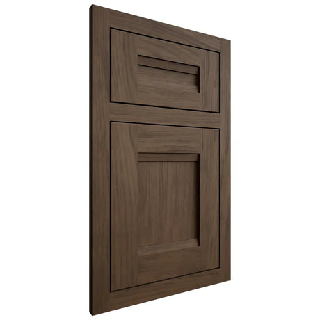 Shiloh Cabinetry Flush Inset Bristol Alder Plain Cut Caviar Door