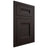 Shiloh Cabinetry Flush Inset Bristol Alder Plain Cut Espresso Door
