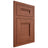 Shiloh Cabinetry Flush Inset Bristol Alder Plain Cut Sierra Door