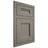 Shiloh Cabinetry Flush Inset Bristol Alder Plain Cut Thyme Door