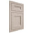 Shiloh Cabinetry Flush Inset Bristol Alder Plain Cut White Sands Door