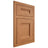 Shiloh Cabinetry Flush Inset Bristol Cherry Plain Cut Medium Door